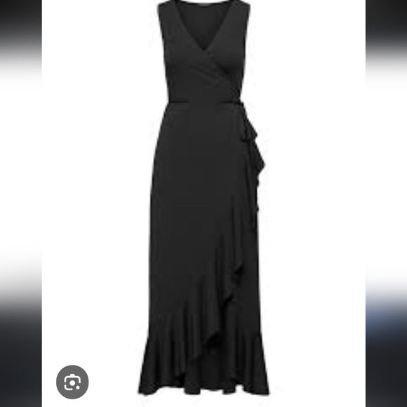 Banana Republic maxi ruffle hem dress XS - Picture 2 of 11